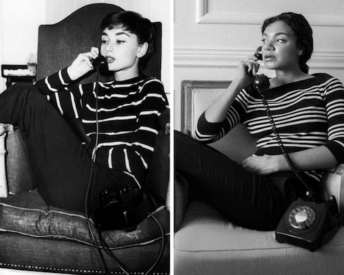 وارد کردن استایل آدری هپبورن به استایل روز