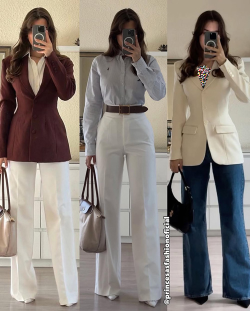 استایل با شلوار فاق بلند