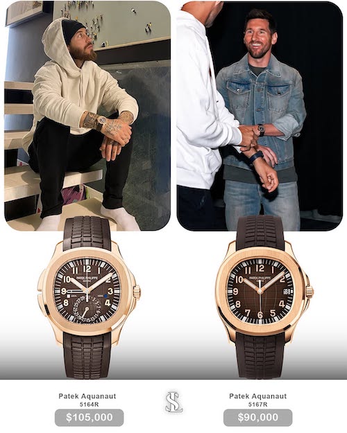 ساعتهای مشابه مسی و راموس