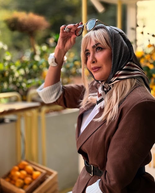 موهای بلوند مریم معصومی