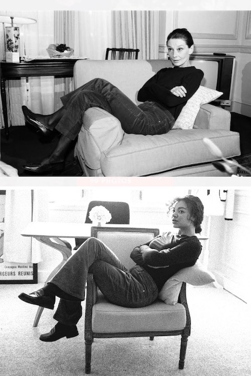 وارد کردن استایل آدری هپبورن به استایل روز