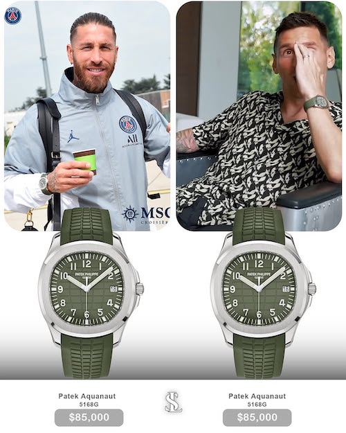 ساعتهای مشابه مسی و راموس