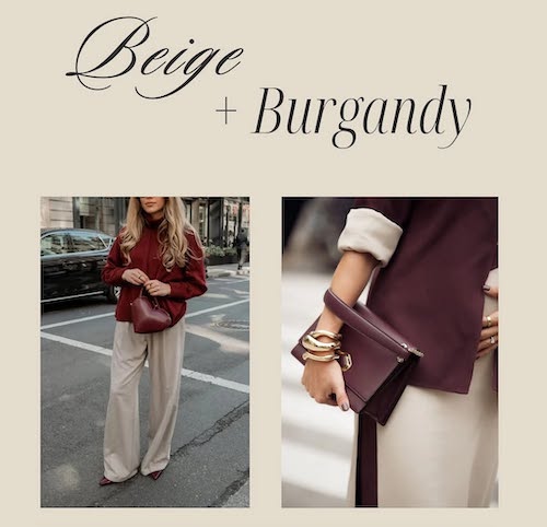 ترکیب رنگ‌های بژ