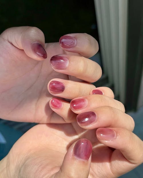 طرح ناخن میوه‌ای