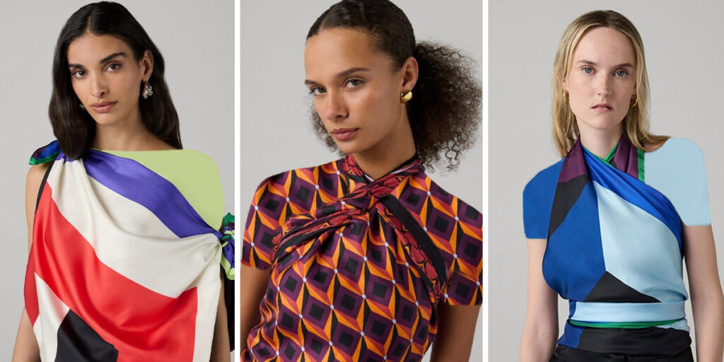 وقتی روسری‌های ساده منبع الهام زیباترین مدل‌های تاپ زنانه می‌شوند