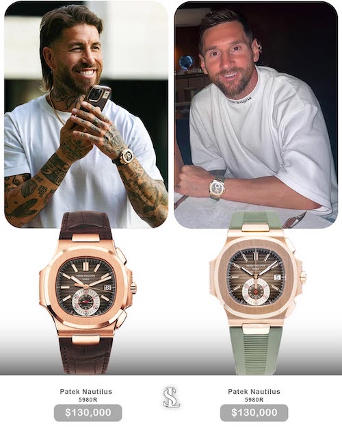 ساعتهای مشابه مسی و راموس