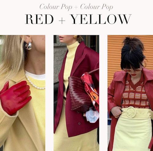 ترکیب‌‌های رنگ قرمز