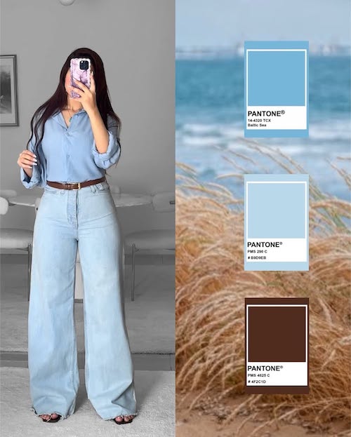 ترکیب رنگ طبیعت