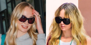 عینکی که از قلب تاریخ بیرون آمده و روی چشم‌های این دو بازیگر مشهور هالیوود جا خشک کرده!