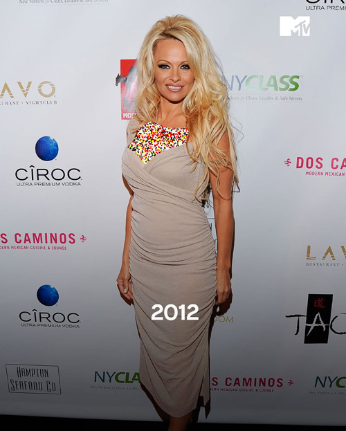 تحول استایل پاملا اندرسون