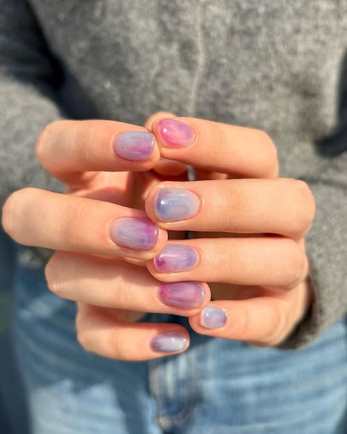 طرح ناخن میوه‌ای