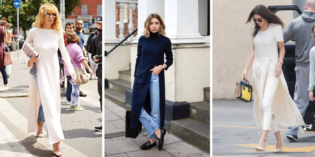 پوشیدن پیراهن از روی شلوار؛ ترند زشتی که این روزها پرطرفدار شده!