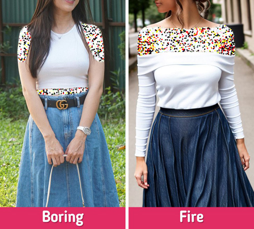 ارتقای استایل لباس‌های پایه