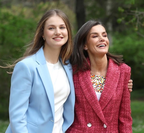 استایل پرنسس لئونور به تقلید از مادرش