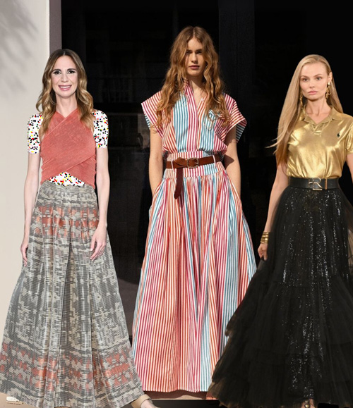 ترند دامن‌های بلند