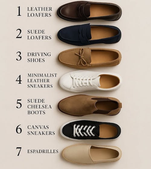 کفش‌های مردانه برای استایل کژوال