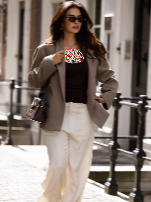 استایل کژوال ملیسا آصلی پاموک بعد از زایمان