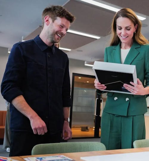 شلوار گشاد کیت میدلتون