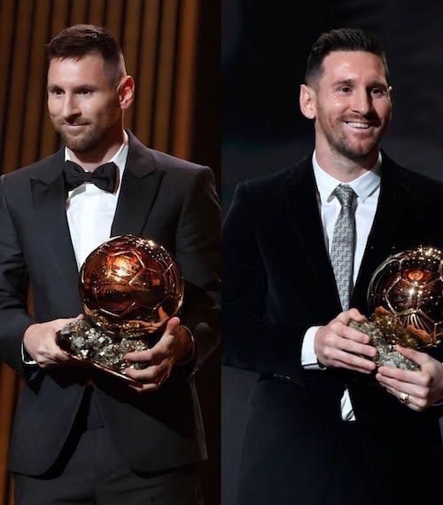 سردار آزمون در مراسم دریافت توپ طلای لیگ امارات