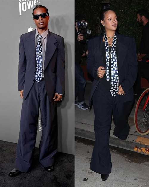 کراوات مشابه ریانا و ایسپ راکی