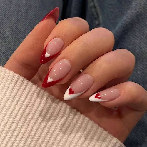 طراحی ناخن‌های رمانتیک