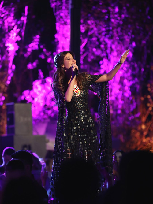 پیراهن درخشان نانسی عجرم