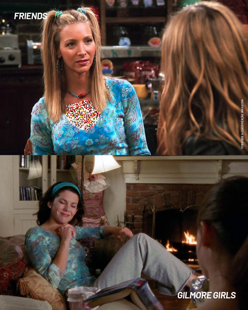 شباهت استایل‌های فرندز و گیلمور گرلز