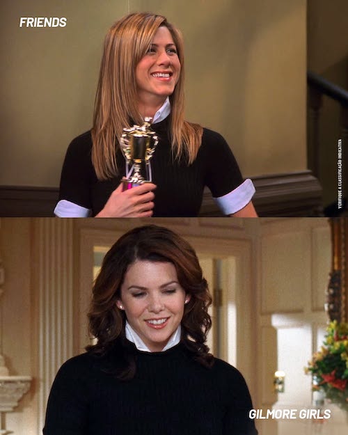 شباهت استایل‌های فرندز و گیلمور گرلز