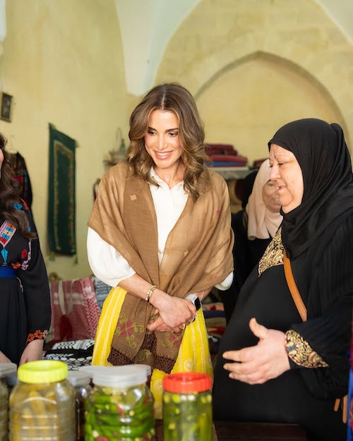 ملکه رانيا با استایلی تابستانی و شاداب