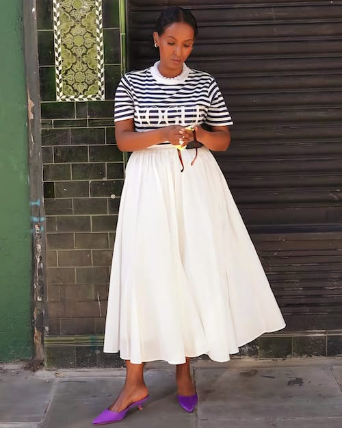 دامن سفید؛ آیتمی کلاسیک و همه‌کاره