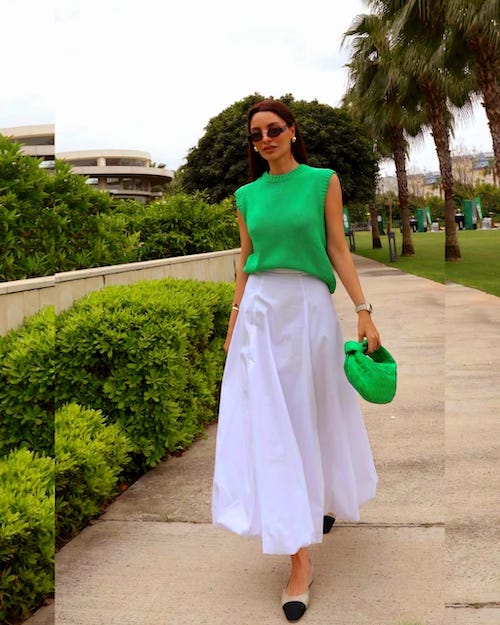 دامن سفید؛ آیتمی کلاسیک و همه‌کاره