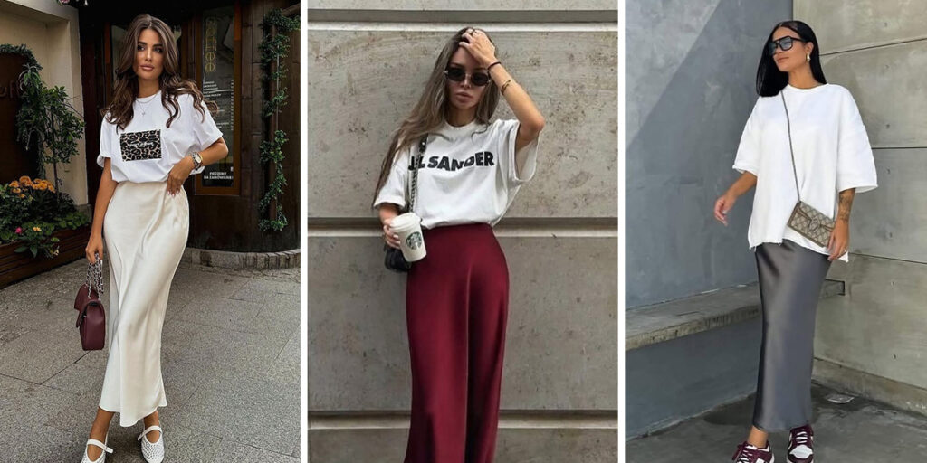 چرا دامن ساتن باید در کمد لباس کپسولی شما باشد؟