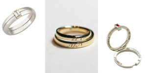 چند حلقه ازدواج که پیام‌های مخفی دارند؛ عشقی خاص با حلقه‌هایی خاص