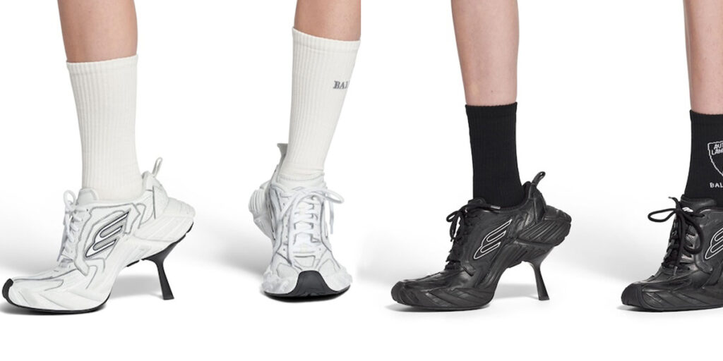 وقتی بلنسیاگا پاشنه را با کتانی ترکیب می‌کند؛ آوانگاردترین کفش پاییز ۲۰۲۵