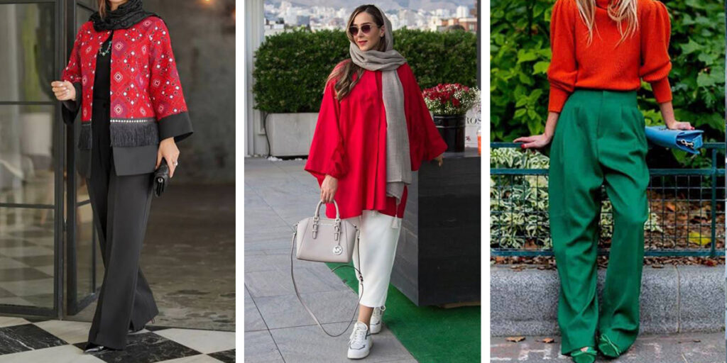 چگونه با رنگ قرمز باکلاس دیده شویم؟ ترکیب رنگ‌هایی با قرمز برای خانم‌های شیکپوش