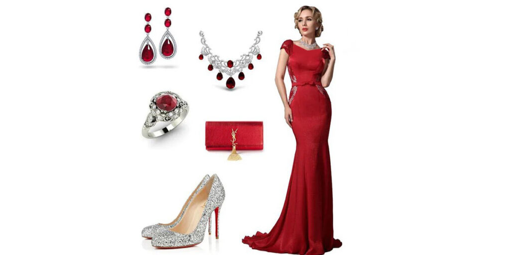 اکسسوری مناسب لباس مجلسی قرمز؛ از زیورآلات تا کیف و کفش