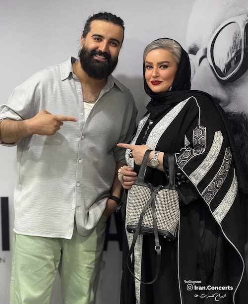 بازیگران در کنسرت خوانندگان