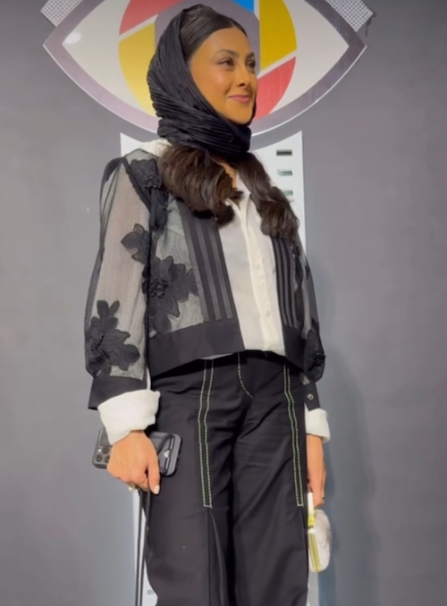 استایل شلخته‌ی آزاده صمدی