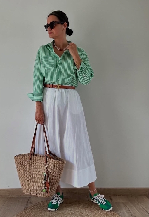 دامن سفید؛ آیتمی کلاسیک و همه‌کاره