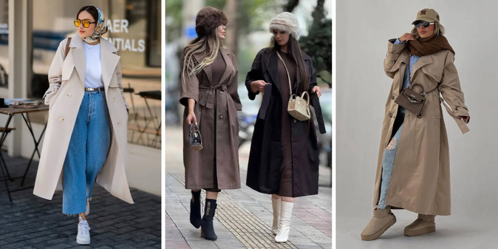چطور با پالتو بلند استایل خود را پاییزی و جذاب کنیم؟