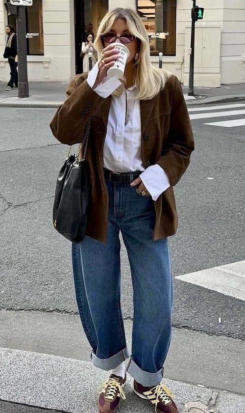 ست کردن کت بلیزر در پاییز