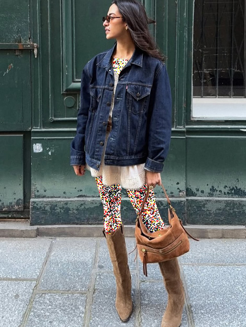 جذابیت کت جین در استایل‌های پاییزی