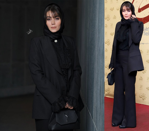 استایل مونوکروم بازیگران ایرانی