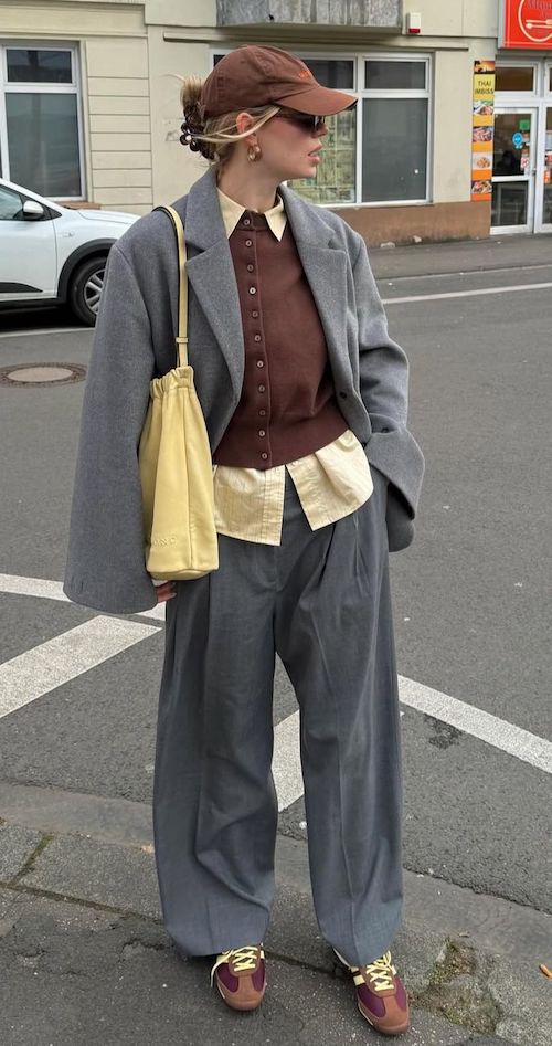 ست کردن کت بلیزر در پاییز