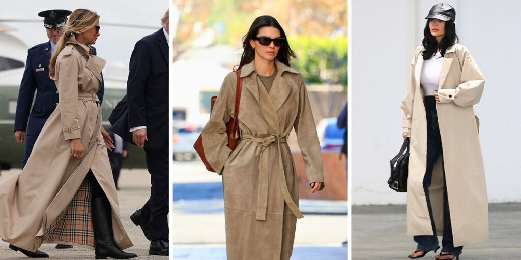 پاییز امسال ترنچ‌کت‌های بلند کرم‌رنگ را اینطوری ست کنید؛ ایده‌هایی که اصالت می‌بخشند