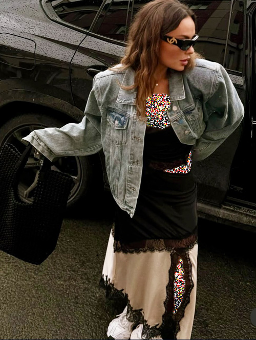 جذابیت کت جین در استایل‌های پاییزی