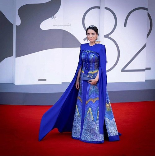 فائزه راد روی فرش قرمز ونیز