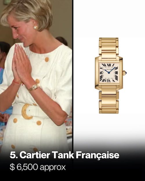 ساعت‌های ظریف و اصیل پرنسس دایانا