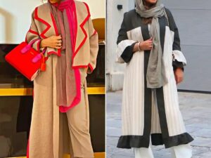 ۱۵ مدل مانتوی بلند که قد شما را کشیده‌تر نشان می‌دهد