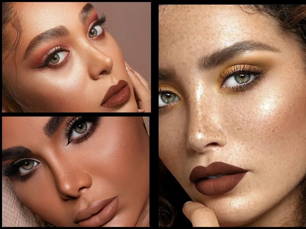 مدل میکاپ پاییزی